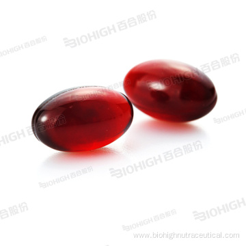 Health krill oil fish gelatin softgel